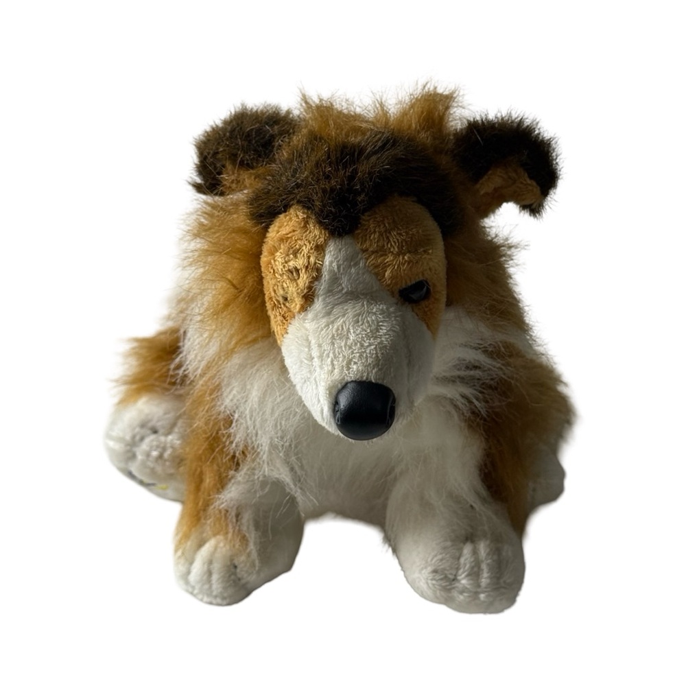 GANZ retired Webkinz Collie plush toy - missing one eye